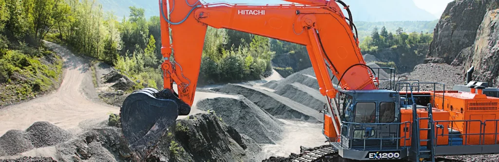 Linha Escavadeira HITACHI EX-1200-7